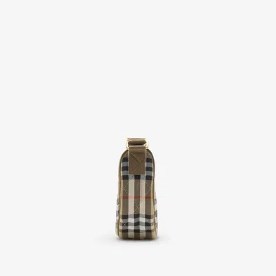Burberry Medium Horseshoe Crossbody Bag In Neutral
