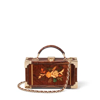 Aspinal Of London Reworked Vintage Music Box Trunk In Brown