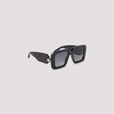 Bvlgari Serpenti Forever Square Sunglasses In Black