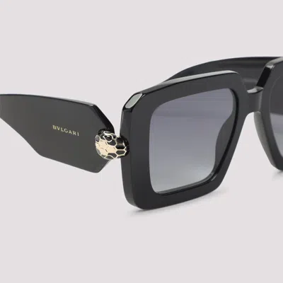 Bvlgari Serpenti Forever Square Sunglasses In Black