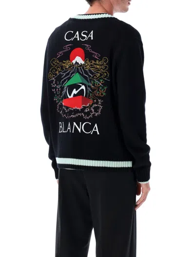 Casablanca Men's Casa Mountain Cardigan In Black