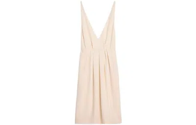 Celine Mink Very Simple Pendant Dress In Neutral