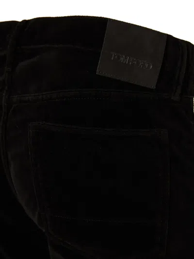 Tom Ford Slim-fit Stretch Jeans In Black