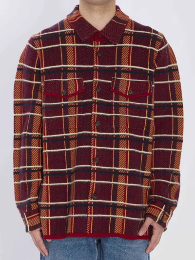 Guest In Residence Plaid Work Shirt In Multi