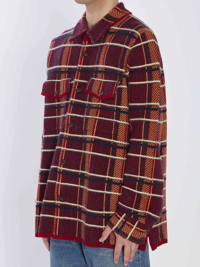 Guest In Residence Plaid Work Shirt In Multi