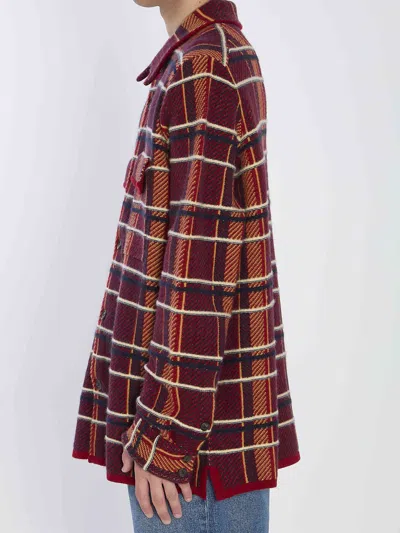 Guest In Residence Plaid Work Shirt In Multi