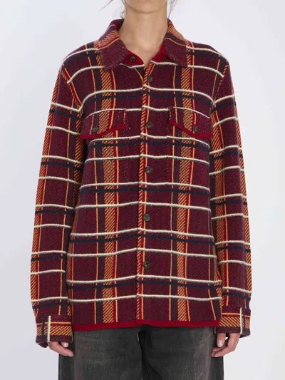 Guest In Residence Plaid Work Shirt In Multi