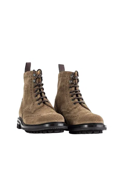 Church's Suede Mcfarlane Lw Boots In Brown