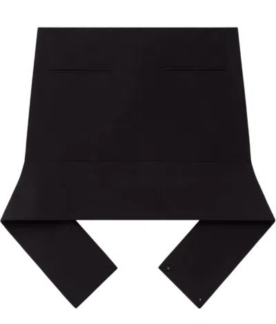 Courrèges Courreges 'reversed Belt Mini' Skirt In Black