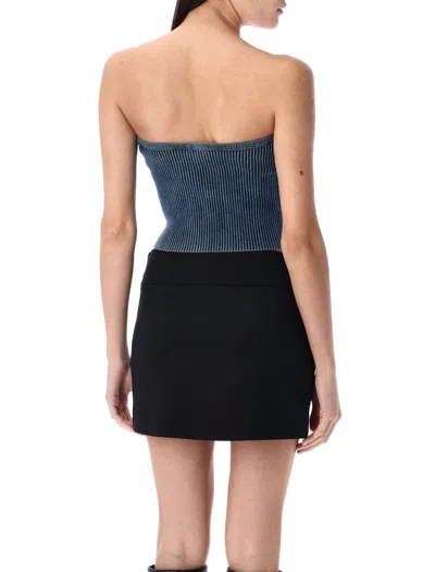 Diesel M-clarksville-c Bandeau Top In Blue