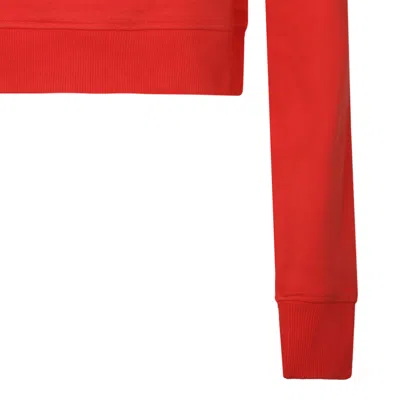 Diesel Red Cotton Blend Sweater In Red