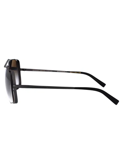 Dita Eyewear Black Iron W/ Grey To Clear Gradient Titanium Sunglasses