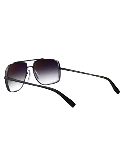 Dita Eyewear Black Iron W/ Grey To Clear Gradient Titanium Sunglasses