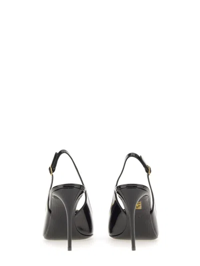 Dolce & Gabbana Black Calf Shoes With Heel In Black