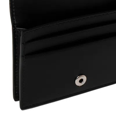 Dolce & Gabbana Black Calf Leather Wallets In Black
