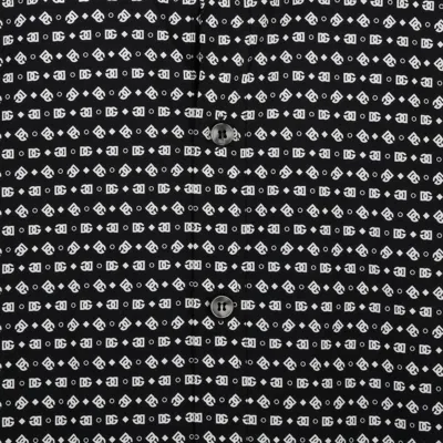 Dolce & Gabbana Black Cotton Clothing Shirts In Black