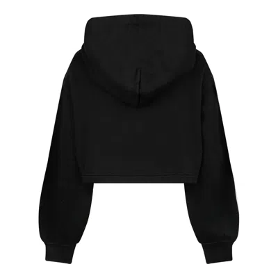 Dolce & Gabbana Black Cotton Polyester Sweater In Black