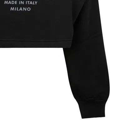 Dolce & Gabbana Black Cotton Polyester Sweater In Black