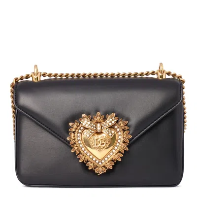 Dolce & Gabbana Black Lamb Bags In Black