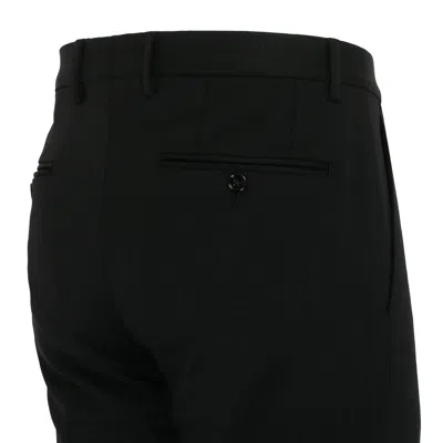 Dolce & Gabbana Black Lanavergine Clothing Trousers In Black