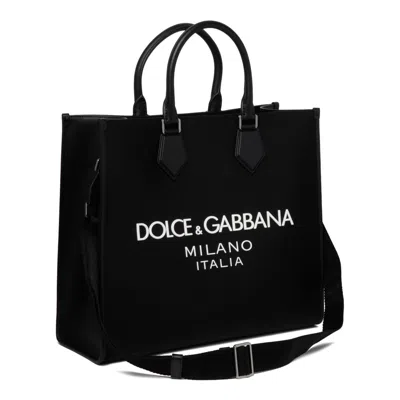 Dolce & Gabbana Large Rubberized Logo Top Handle Bag