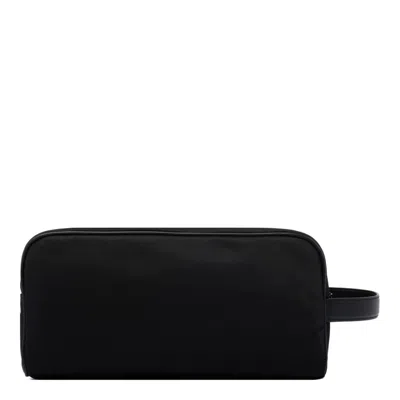 Dolce & Gabbana Nylon Toiletry Bag With Rubberized Logo