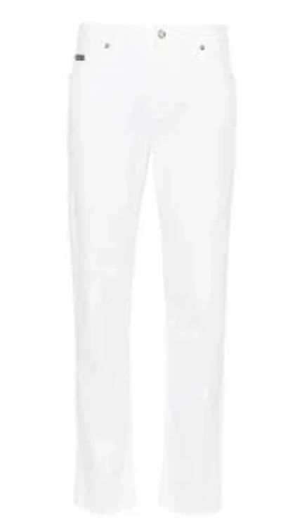 Dolce & Gabbana Classic Blue Cotton Jeans In White