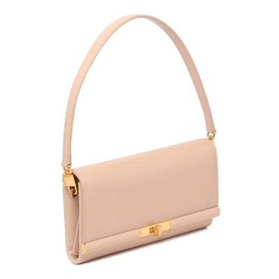 Dolce & Gabbana Mini Palmellato Ottone Vin Shoulder Bag In Pink