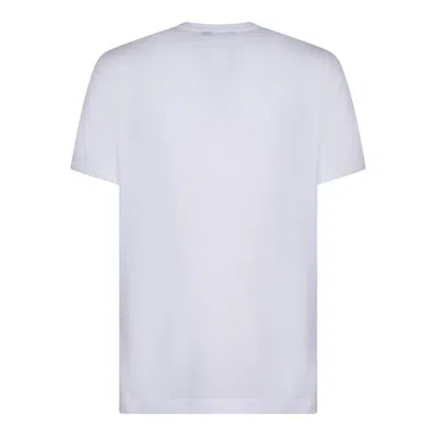 Dolce & Gabbana Optical White Cotton T-shirts And Polos In White