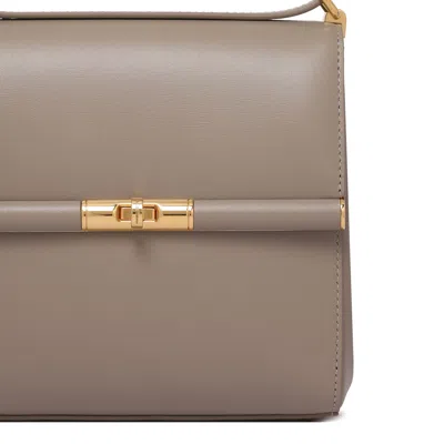 Dolce & Gabbana Marlene City Grained Leather Shoulder Bag