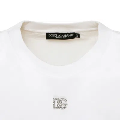 Dolce & Gabbana White Cotton Clothing T-shirts In White
