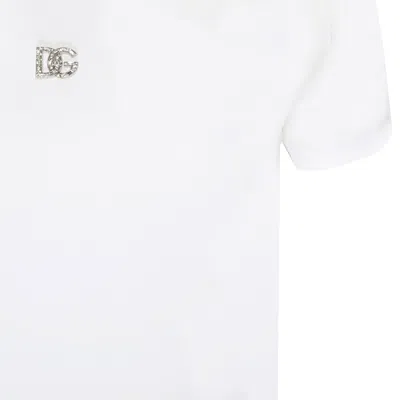 Dolce & Gabbana White Cotton Clothing T-shirts In White