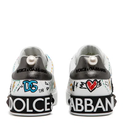Dolce & Gabbana Pattern Printed Leisure Sports Shoes In Multi