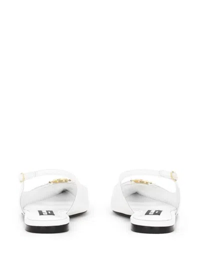 Dolce & Gabbana White Lamb Shoes With Heel In White