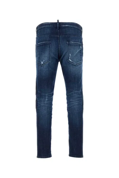Dsquared2 Dsquared Stretch Denim Skater Jeans In Blue