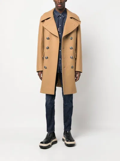 Dsquared2 White Cotton Stretch Jeans In Blue