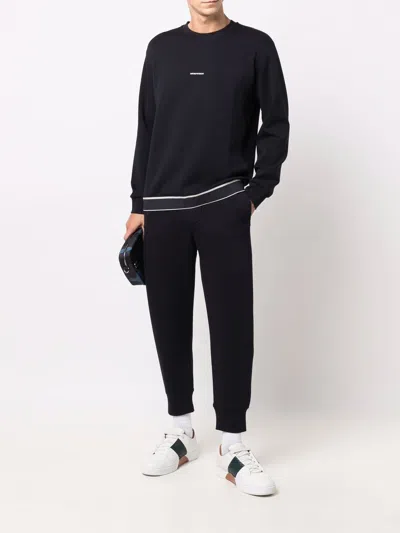 Emporio Armani Comfortable Trousers Featuring Elastic Waistband