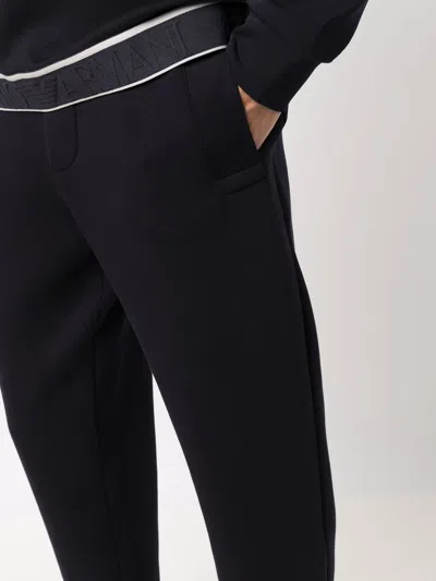 Emporio Armani Comfortable Trousers Featuring Elastic Waistband