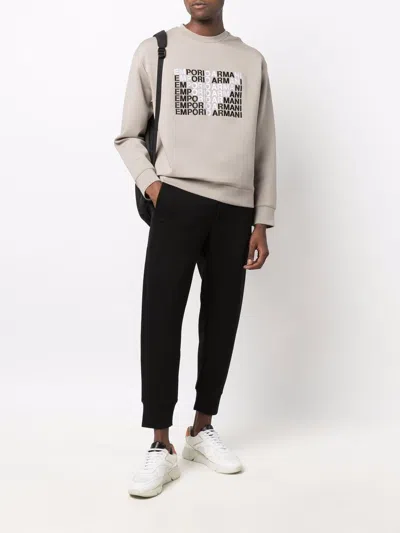 Emporio Armani Comfortable Trousers Featuring Elastic Waistband