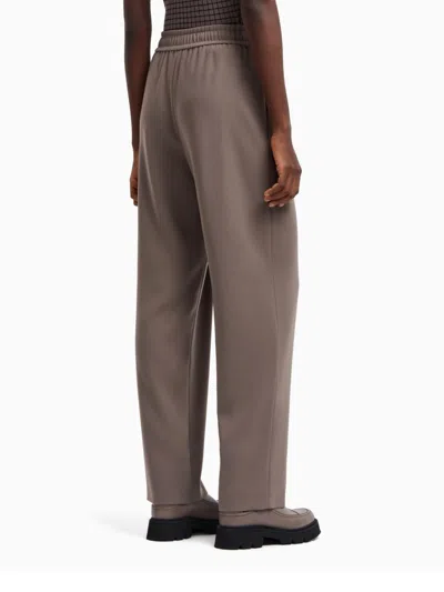 Emporio Armani Straight-leg Trousers In Neutral