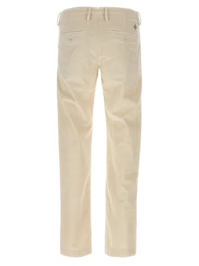 Jacob Cohen Men Velvet Pants In Neutral