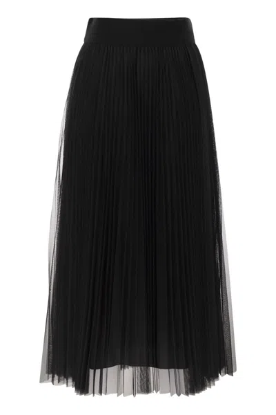 Fabiana Filippi Tulle Skirt In Black