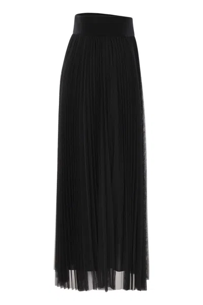 Fabiana Filippi Tulle Skirt In Black