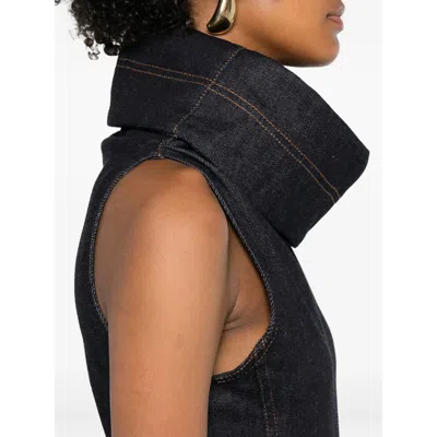 Jacquemus Sleeveless A-line Dress In Blue