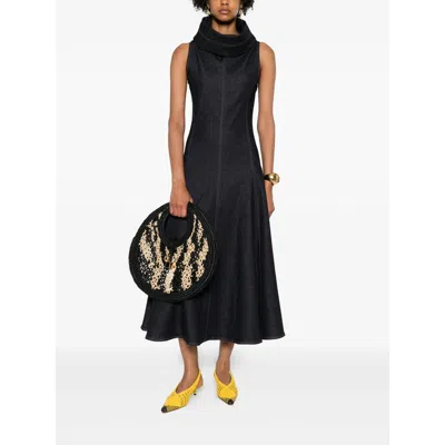 Jacquemus Sleeveless A-line Dress In Blue