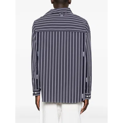 Jacquemus La Chemise Cuadro Asymmetric Button-up Shirt In Blue