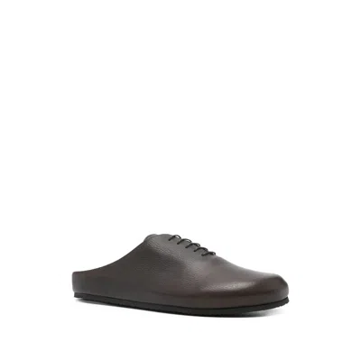 Jacquemus Round-toe Mules In Brown