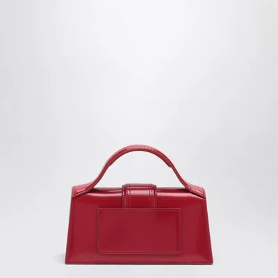 Jacquemus Rectangular Smooth Top Handle Shoulder Bag In Red