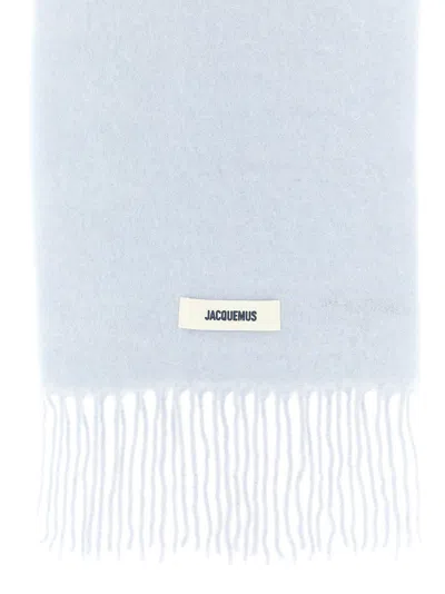 Jacquemus Lecharpe Carro Scarf In Blue