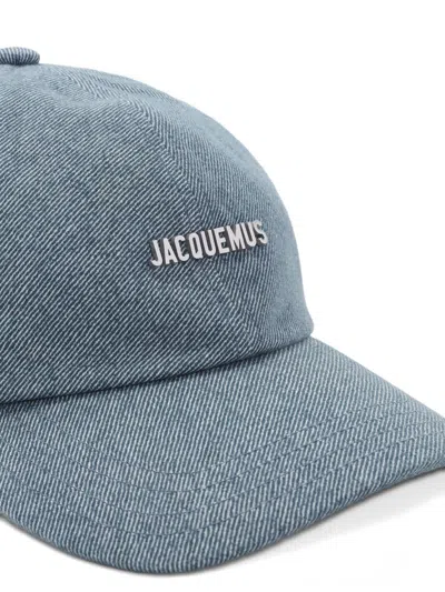 Jacquemus La Casquette Gadjo In Raw Denim In Blue